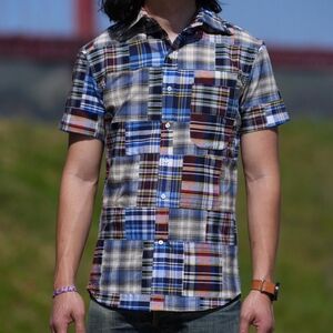 GUSTIN #772 patchwork short sleeve - earthgustin